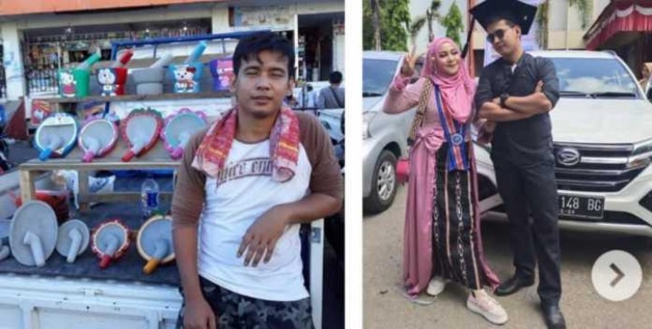 Kerja Keras Jadi Sopir, Pria Ini Berhasil Bantu Istrinya Raih Gelar S2
