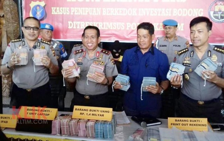 Polda Kaltim Bongkar Praktik Investasi Bodong Rp 20 Miliar