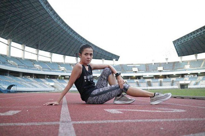 Di Pontianak, Cewek Cantik Dari Samarinda Ini Juara 10K Equator Run Kategori Umum Putri