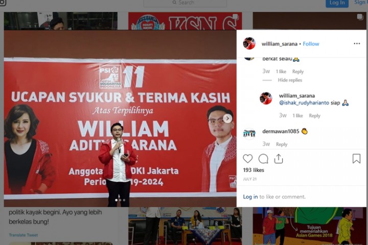 Wiliam Aditya, Anggota Termuda DPRD DKI yang Berusia 23 Tahun dan Baru Mau Diwisuda  