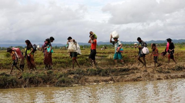 2.600 Rumah Dibakar di Rakhine, Warga Rohingya Mengungsi