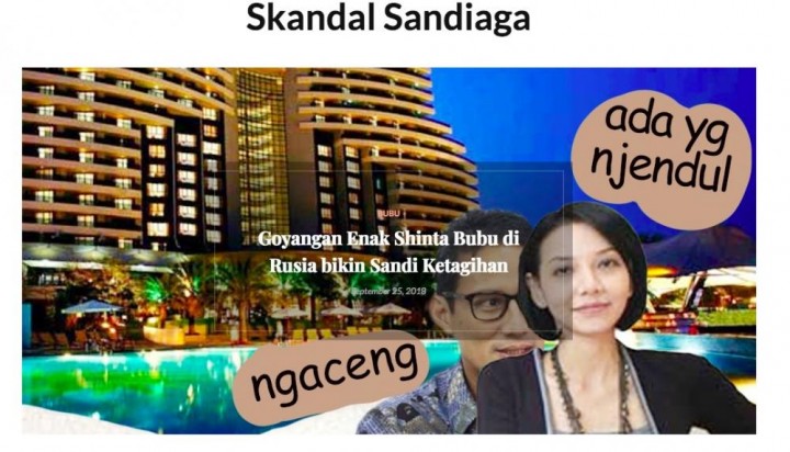 Muncul Situs Skandal Sandiaga, Gerindra Tagih Janji Kapolri