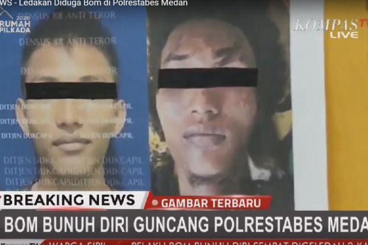 Fakta Lengkap Teror di Polrestabes Medan, Bom Dililitkan di Pinggang hingga 6 Korban Luka 