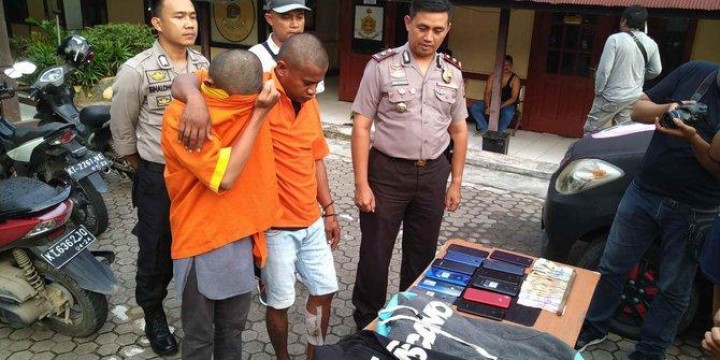 Curi 21 Unit Handphone, Kaki Pemulung di Samarinda Ditembak