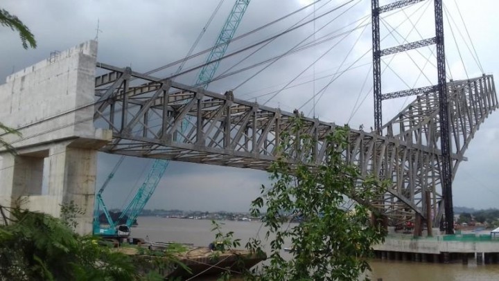 Jembatan Mahakam IV; Sisi Kota Sudah Tersambung