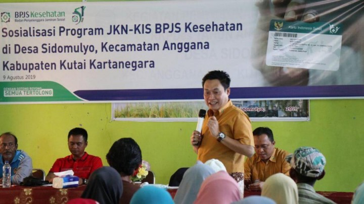 Kecamatan Anggana Dapat Program JKN KIS Segmen PBI