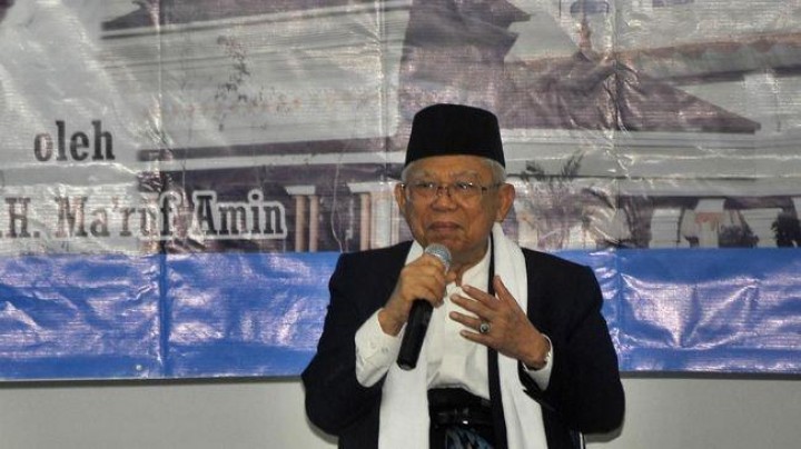 Ma'ruf Minta Warga Jauhi Budaya 'Wani Piro' di Pilkada 2020 