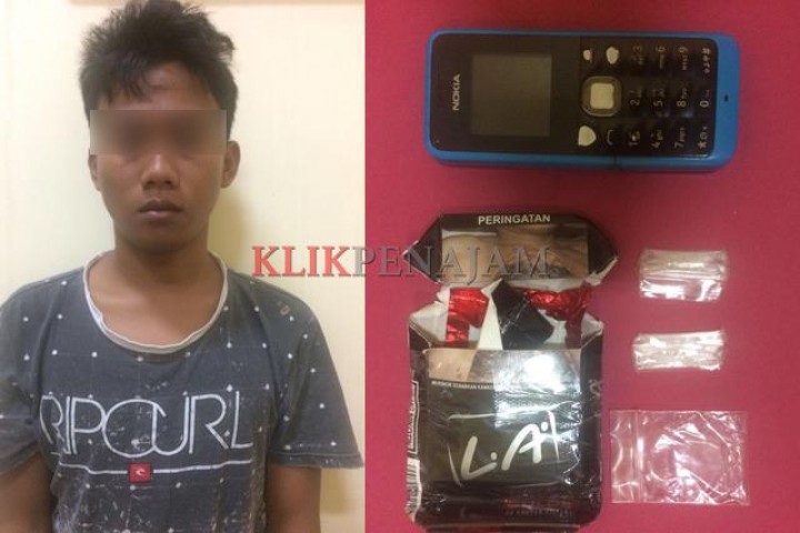 Pemuda Tanggung Kedapatan Bawa Dua Poket Sabu di Babulu