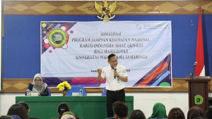 Road Show ke Universitas Widya Gama Mahakam, BPJS Kesehatan Jelaskan Iuran Terencana Bagi Mahasiswa