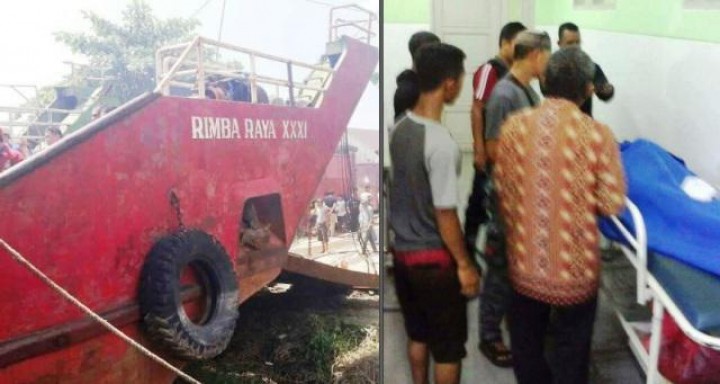 Kapal LCT Meledak, Satu Pekerja Tewas