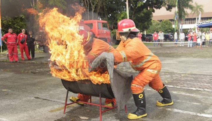 Semarak Bulan K3, PKT Gelar Lomba PMK Bagi Warga Bufferzone