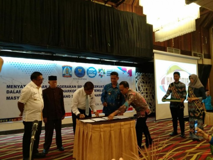 Puncak HANI, BNNK Teken MoU Antinarkotika