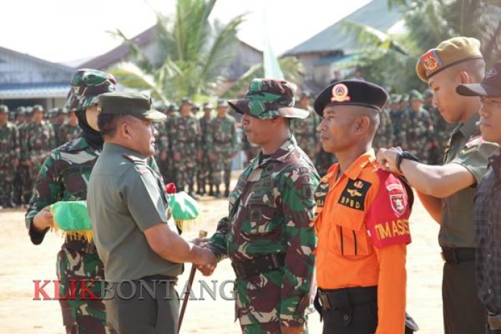 TMMD ke-102; Tiga Proyek di Bontang Tuntas 100 Persen