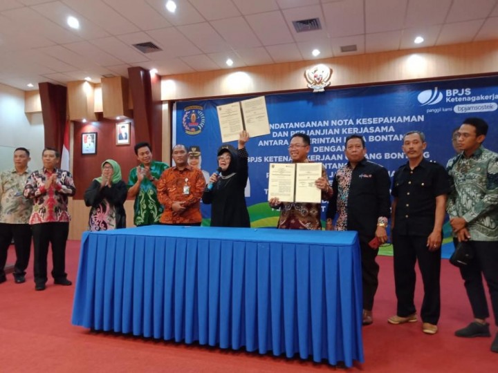 Wali Kota Bontang : Penandatangan Nota Kesepahaman Bersama BPJAMSOSTEK Wujud Komitmen Pemerintah