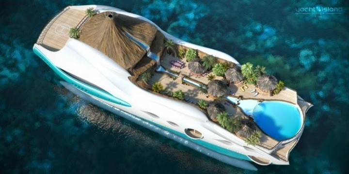 Wow, Kapal Pesiar Ini Mirip Pulau Tropis