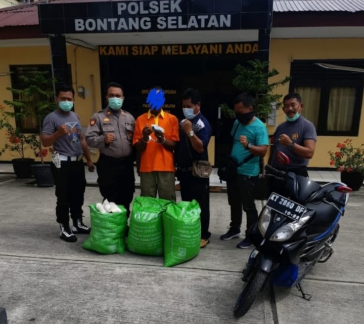 Curi 3 Karung Gula di Tempat Kerja, Warga Asal Bontang Selatan Dibekuk Polisi
