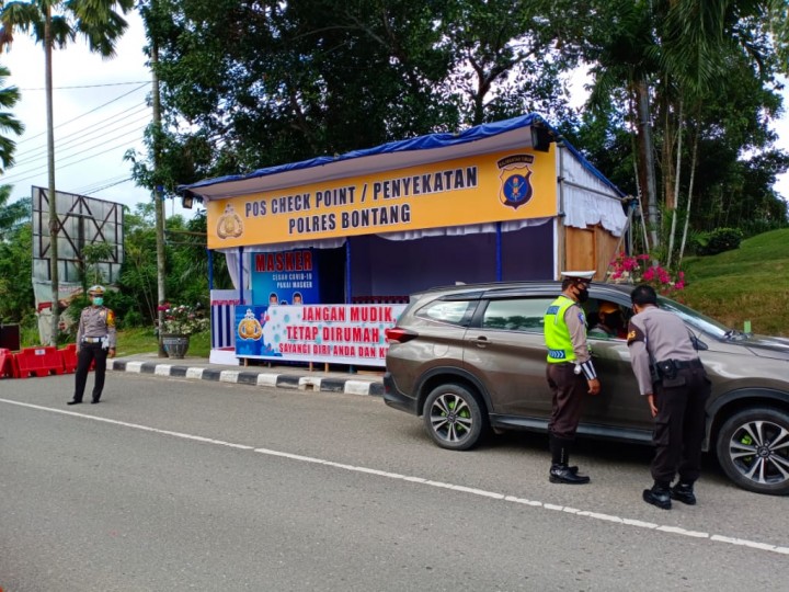 Larang Warga Mudik, Polantas : Yang Ingin Mudik Kami Minta Putar Balik