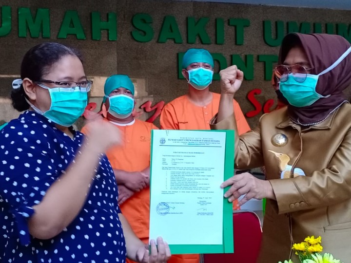 Pasien Positif Corona asal Kutim Sembuh, Nensy : Jangan Jauhi Kami 