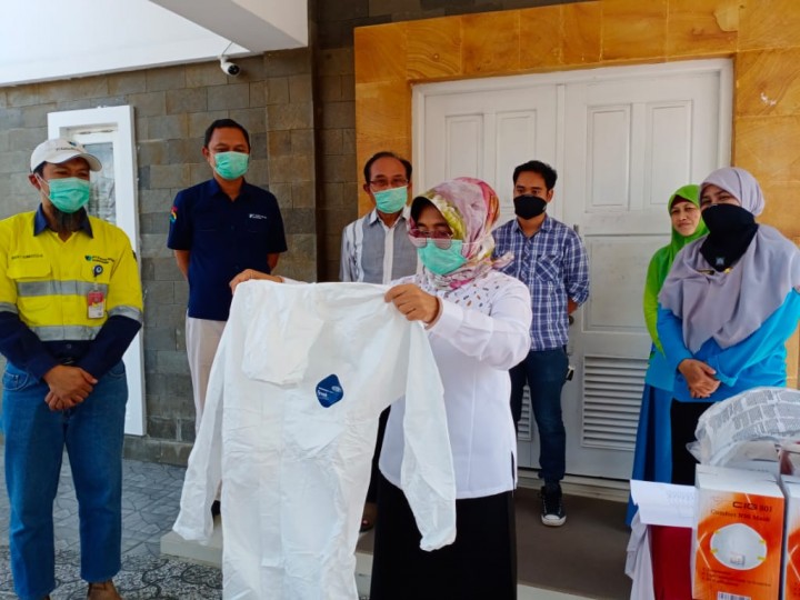 Pemkot Bontang Terima Bantuan 1000 Liter Desinfektan dan Alat Pelindung Diri (ADP)