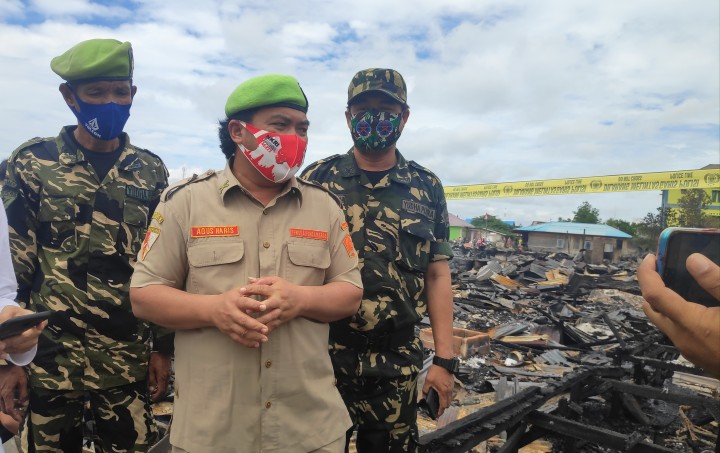 Agus Haris Janji 'Suntik' Anggaran Bagi Korban Kebakaran di Rawa Indah