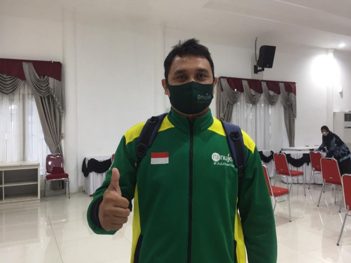 Dukung Vaksinasi Covid-19 Tahap Kedua, Ojol Bontang Siap Disuntik