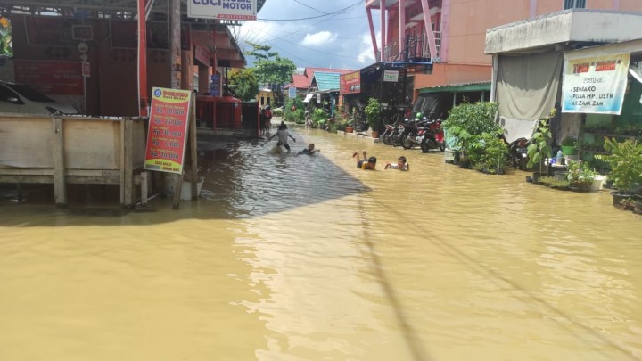 Air Sungai Meluap, 5 Titik di Bontang Terendam Banjir