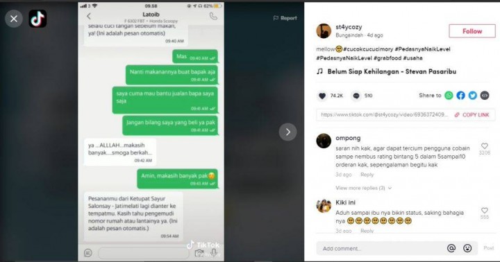 Curhat Anak Bikin Terenyuh, Diam-diam Beli Dagangan Ibu yang Sepi