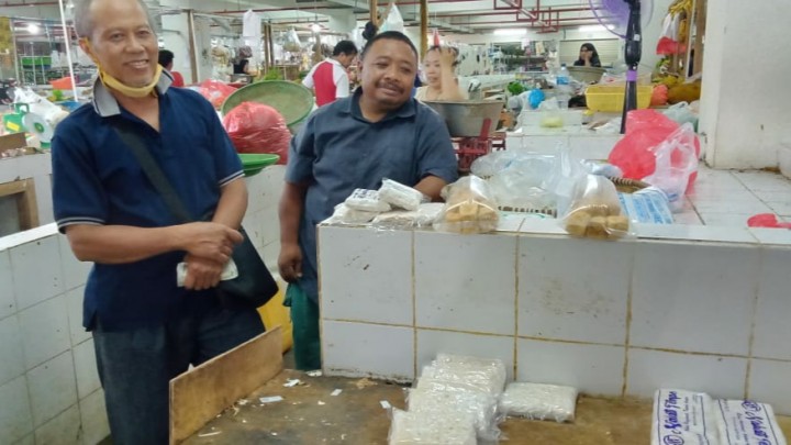 Pedagang Tahu dan Tempe di Pasar Tamrin Ikut Tak Berjualan Saat Aksi Mogok Produksi