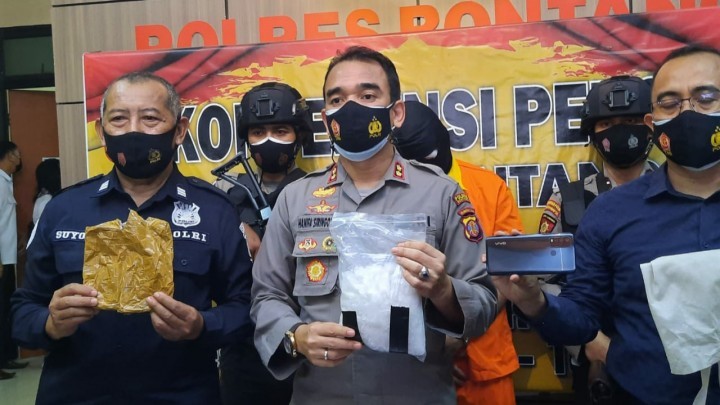 Polres Ringkus Pria Bawa Sabu 1 Kg di Bontang
