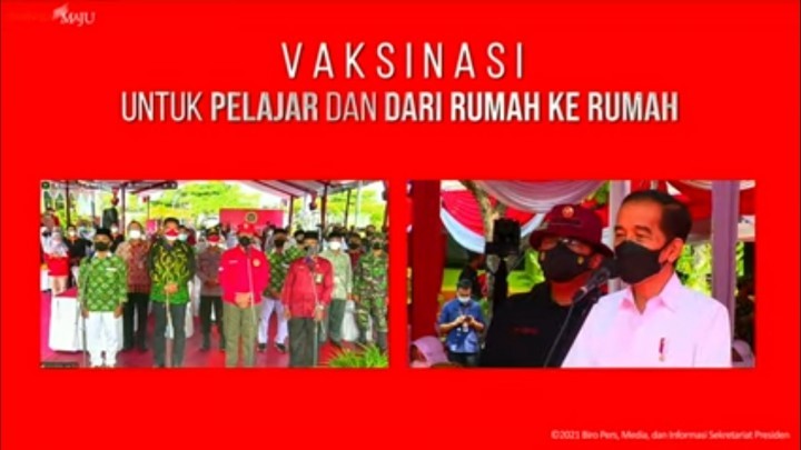 Presiden Jokowi Acungi Jempol Pemkot Bontang dalam Suksesi Program Vaksinasi