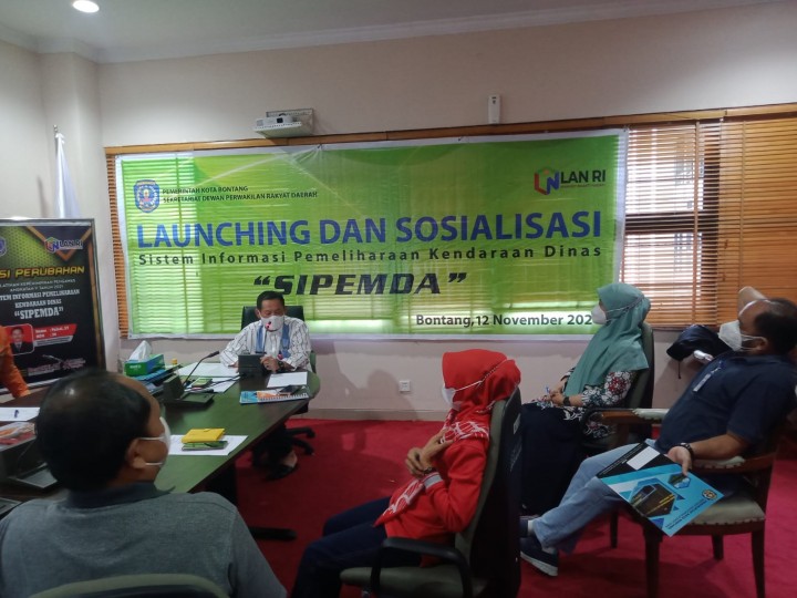 Setwan Luncurkan Sipemda, Hemat Anggaran Pemeliharaan Kendaraan Dinas