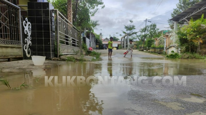 Waspada Banjir, Air Sungai Bontang Mulai Meluap