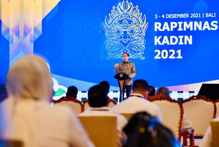 Buka Rapimnas Kadin, Presiden Minta Kadin Detailkan Implementasi Transformasi Ekonomi di Lapangan
