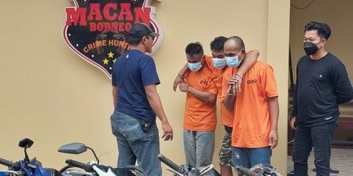 Komplotan Pencuri 25 Motor Ditangkap, Satu Pelaku Ditembak
