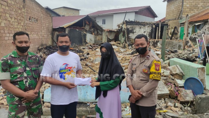 SEO Bontang Salurkan Bantuan ke Panti Asuhan Korban Kebakaran Loktuan