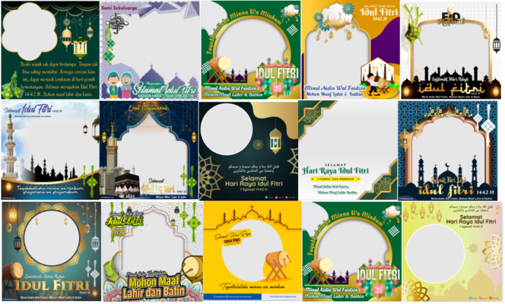 20 Link Twibbon Ucapan Selamat Idul Fitri 2022, Baru dan Gratis, Cocok untuk Medsos