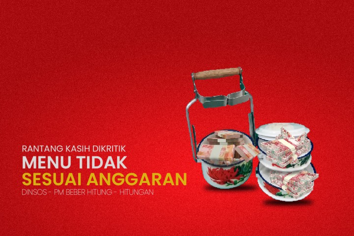 Banjir Kritik! Dinsos Rincikan Anggaran Rantang Kasih, Begini Hitung-hitungannya  