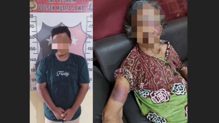 Cucu di Muara Jawa Kukar Tega Aniaya Nenek Gara-Gara Bajunya Dipakai Lap Kencing