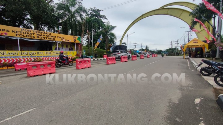 Di titik Ini, Pemudik Diminta Hati-hati saat Berkendara Jalan Poros Samarinda-Bontang