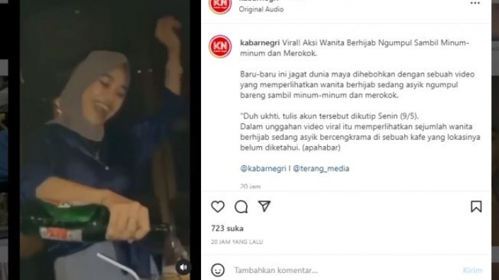 Rombongan Cewek Berhijab Pesta Miras dan Nikmati Musik DJ, Warganet Gregetan: Rasa Malunya Ga Ada