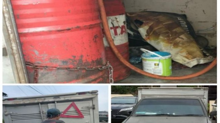 Pengetap Solar Modifikasi Tangki BBM Pakai Drum Ditangkap Polisi di SPBU Samarinda