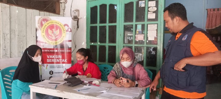 Lagi, Binda Gelar Vaksinasi Door To Door Digelar di Kelurahan Tanjung Laut