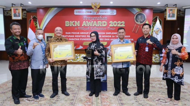 Membanggakan, Pemkot Bontang Terima 2 Penghargaan dari BKN