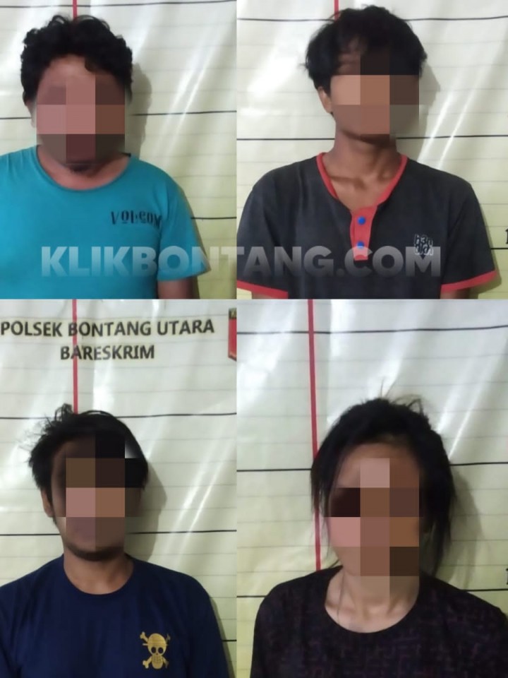 Pesta Sabu di Api-Api, 1 Wanita dan 3 Pria Diringkus