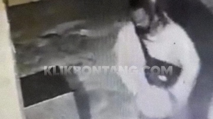 Viral, Seorang Pria Bobol Kotak Amal di Poros Bontang-Sangatta