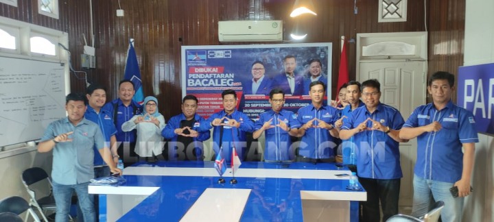Buka Pendaftaran Caleg, DPC Demokrat Bontang Bebaskan Mahar Politik