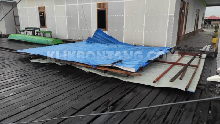 Home Stay Milik Warga Bontang Kuala Disapu Angin Puting Beliung