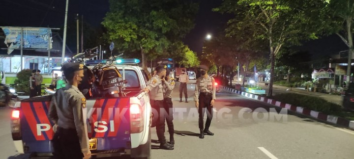 Polres Bontang Gelar Razia Mendadak di Jalanan