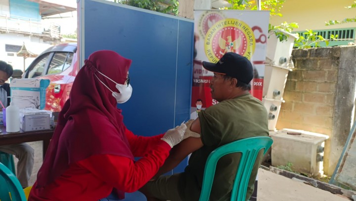 Vaksinasi Binda Kaltim di Kanaan Disambut Baik Warga