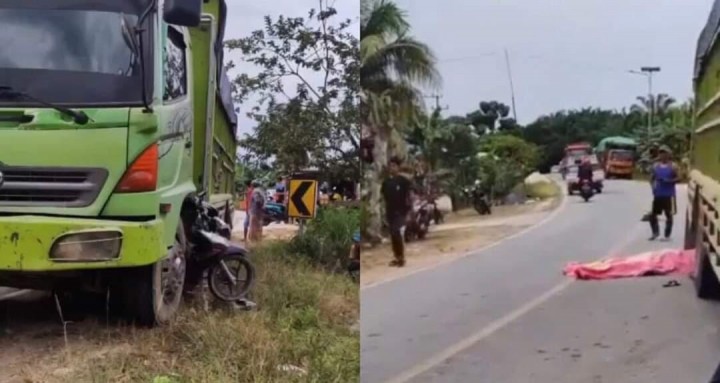 Tabrakan Maut di Jalan Poros Bontang - Sangatta, 1 Pemotor Tewas